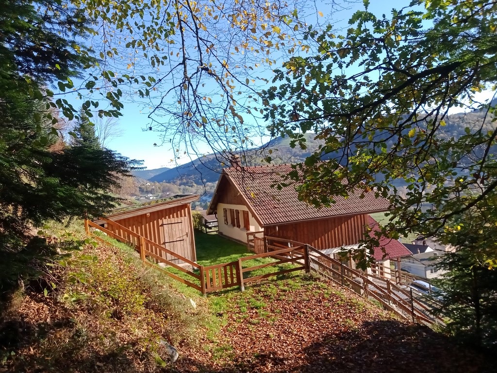 Chalet depuis le sentier